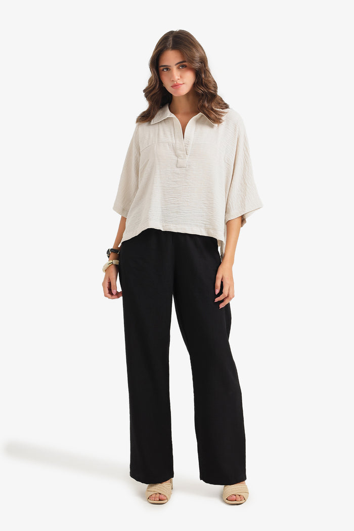 High-Low Lounge Blouse