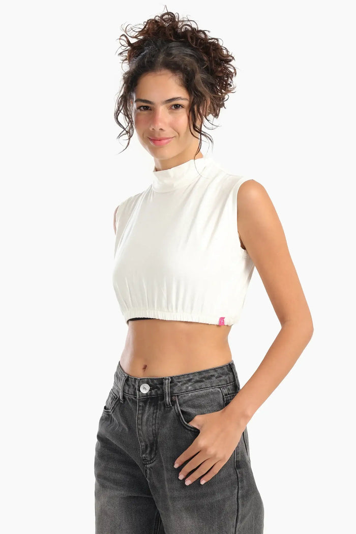 High Neck Sleeveless Neck Cover