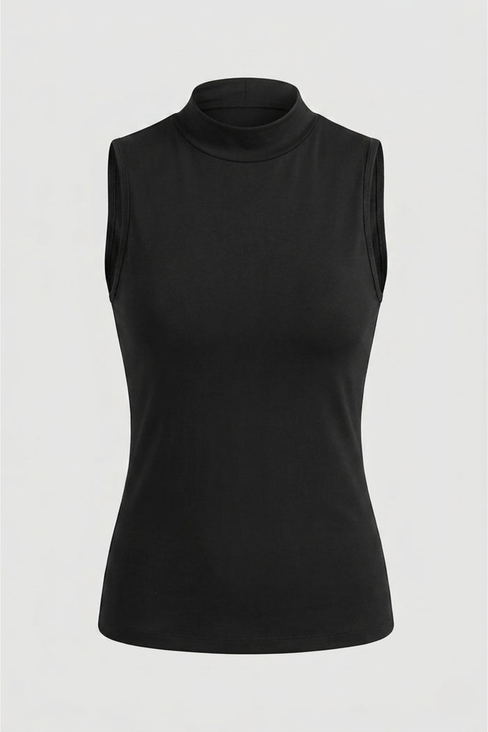 High Neck Slim Fit Top
