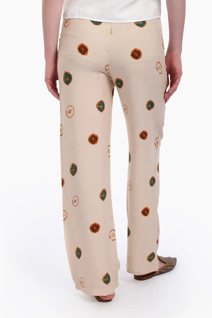 High Rise Printed Pants