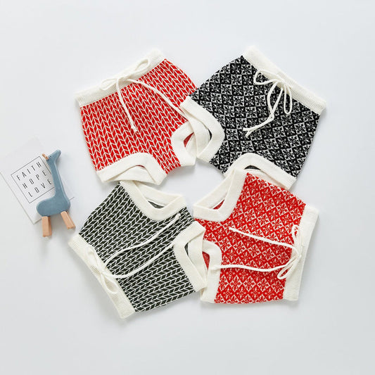 High-Waisted Knitted Sweater-Shorts Dress Yo Baby Wholesale