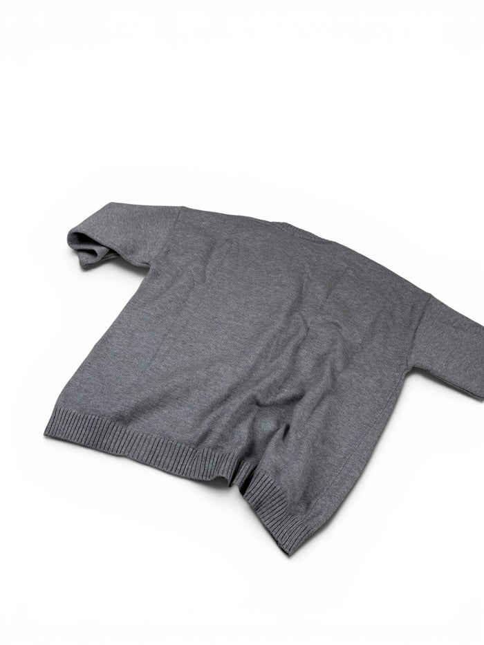 Hook Closure Knit Cardigan