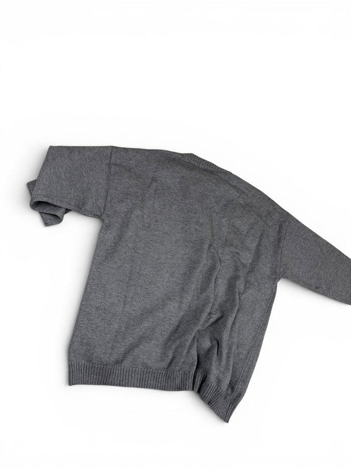 Hook Closure Knit Cardigan