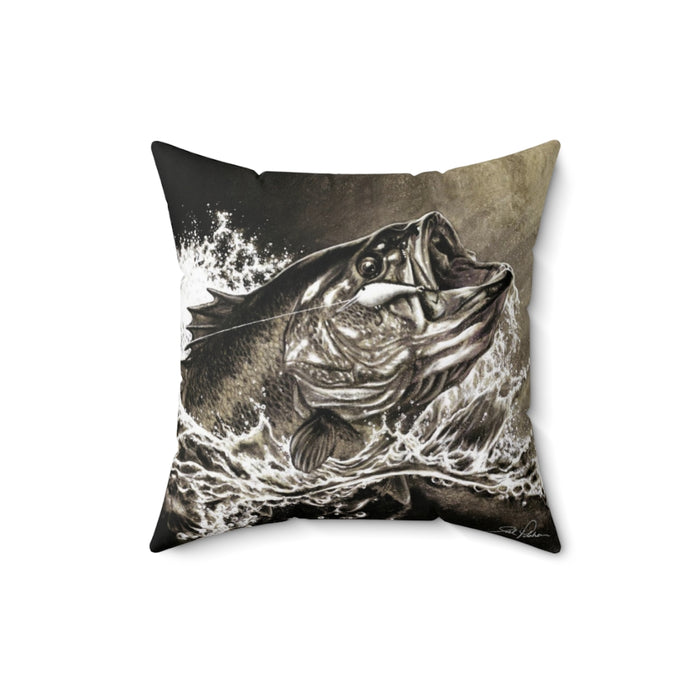 "Hooked" Square Pillow