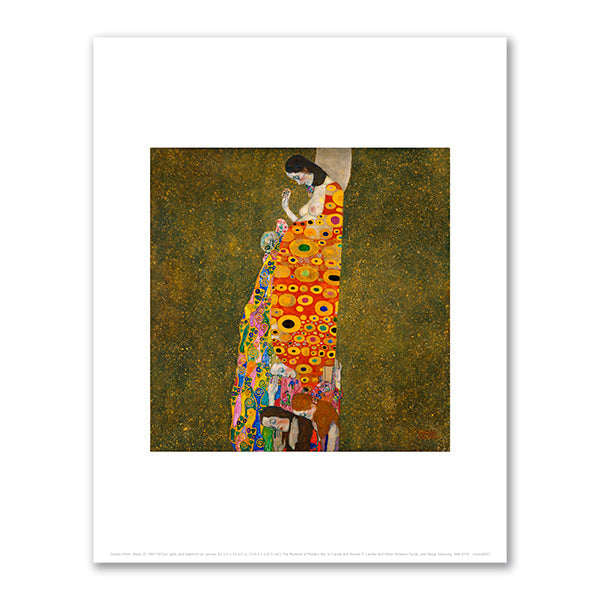 Gustav Klimt, Hope, II, 1907-08, The Museum of Modern Art. Fine Art Prints in various sizes by Museums.Co