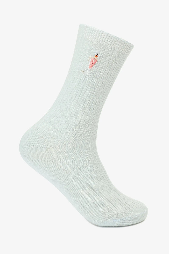 Ice Cream Printed Socks - 2 Pairs