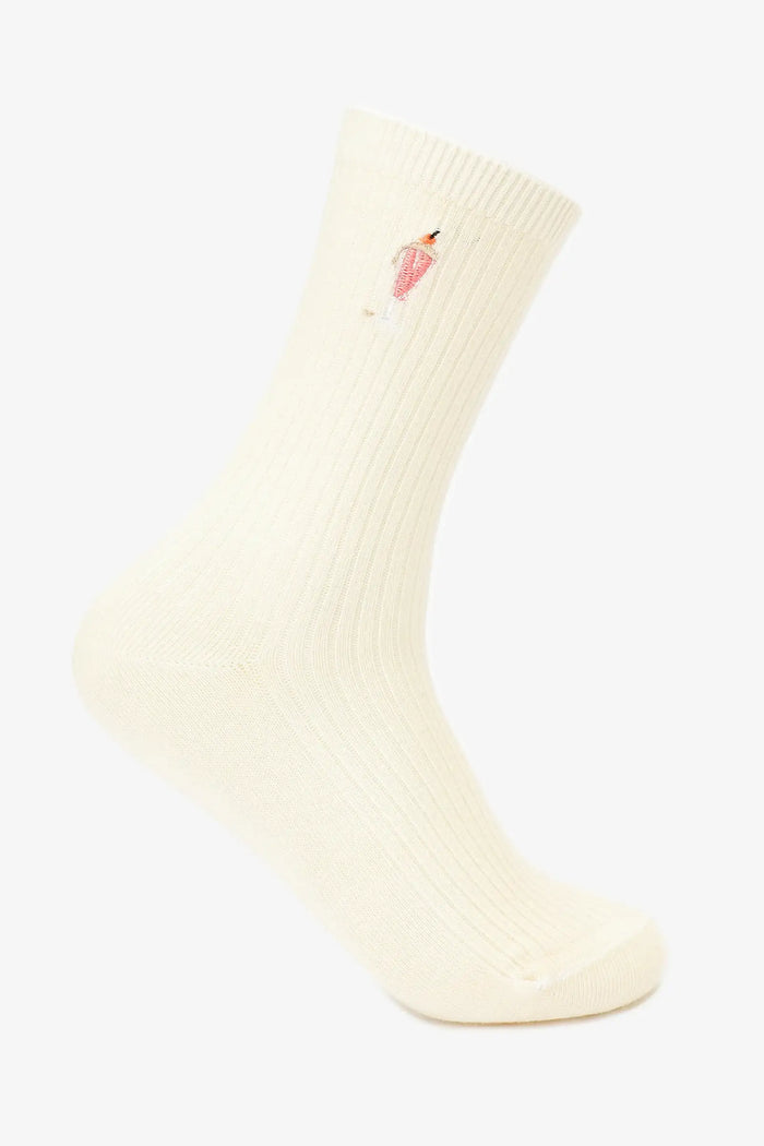 Ice Cream Printed Socks - 2 Pairs
