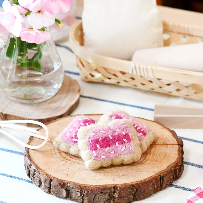 Iced Vovo Biscuits (Set of 3) Felt Play Food