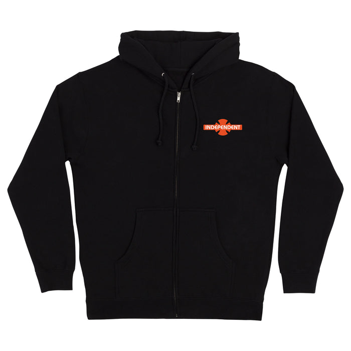 INDEPENDENT OGBC LEGACY HEAVYWEIGHT ZIP HOODIE (BLACK)