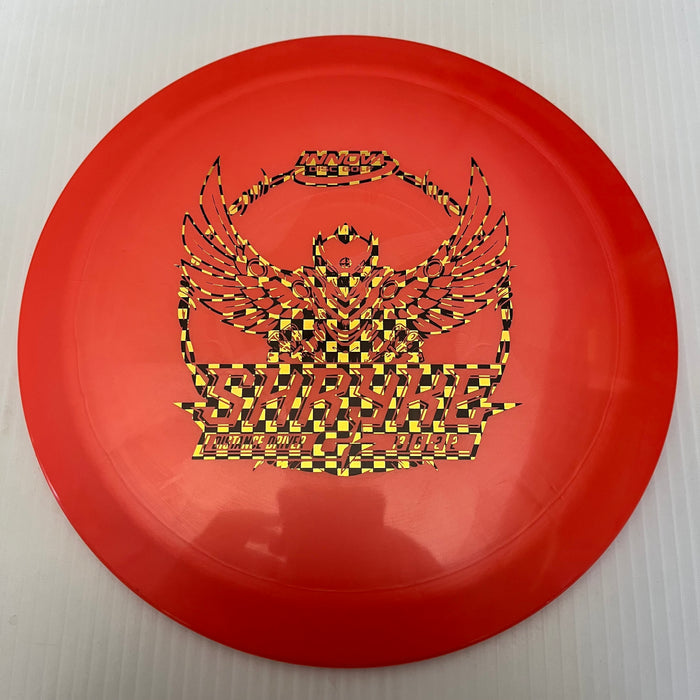 Dark Orange/Checkerboard Stamp / 173-5 grams
