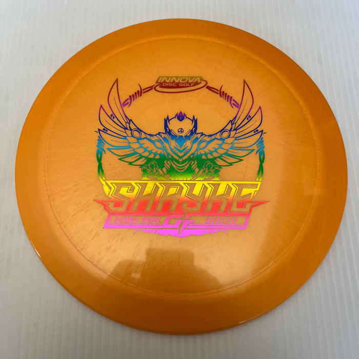 Light Orange/Rainbow Stamp / 173-5 grams