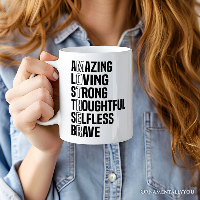 Inspirational Mother's Definition Coffee Mug, Thoughtful Gift for Her Personalized Ceramic Mug OrnamentallyYou