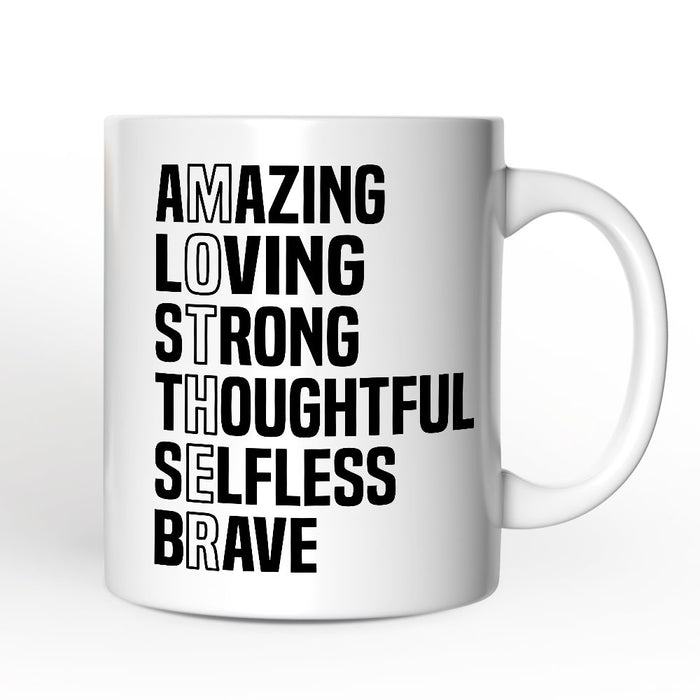 Inspirational Mother's Definition Coffee Mug, Thoughtful Gift for Her Personalized Ceramic Mug OrnamentallyYou
