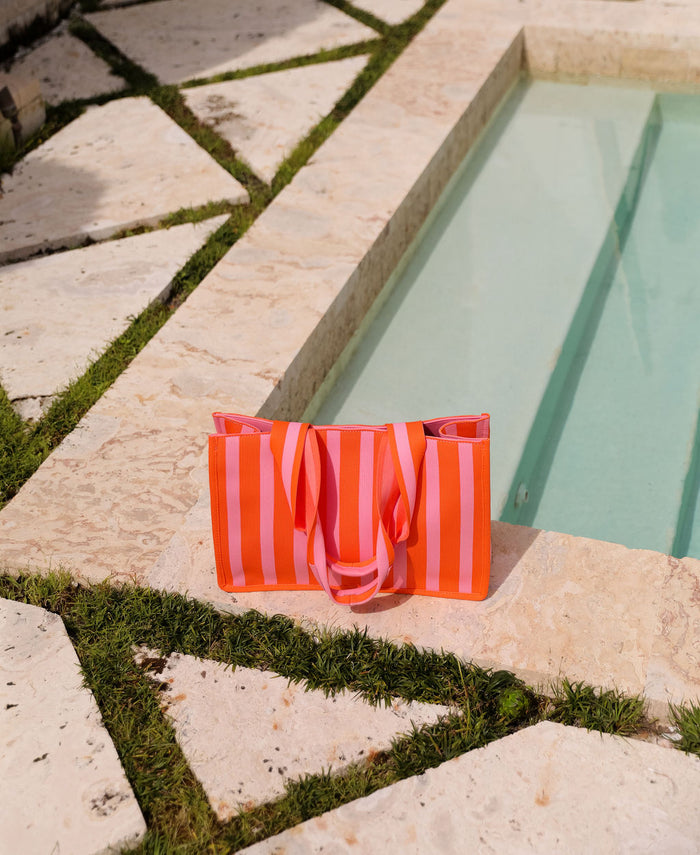 Isla Boxy Tote - Orange