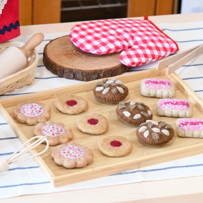 Jam Drop Biscuit (Set of 3) Felt Play Food