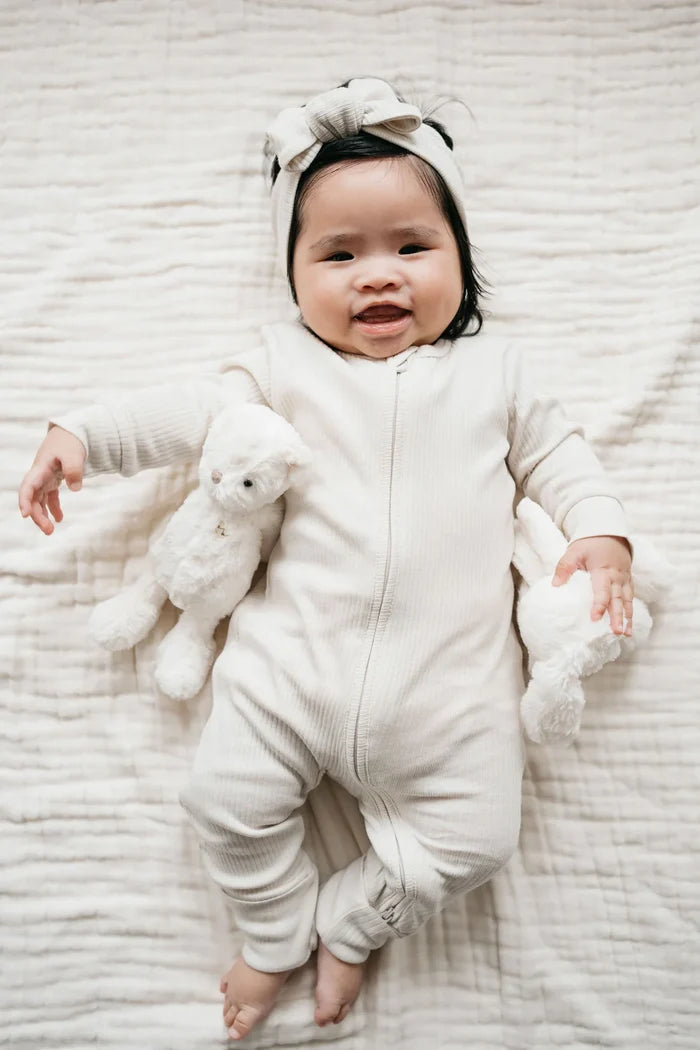 Jamie Kay Organic Cotton Modal Frankie Growsuit - Beech Size 1