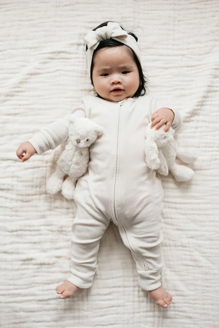 Jamie Kay Organic Cotton Modal Frankie Growsuit - Beech Size 1