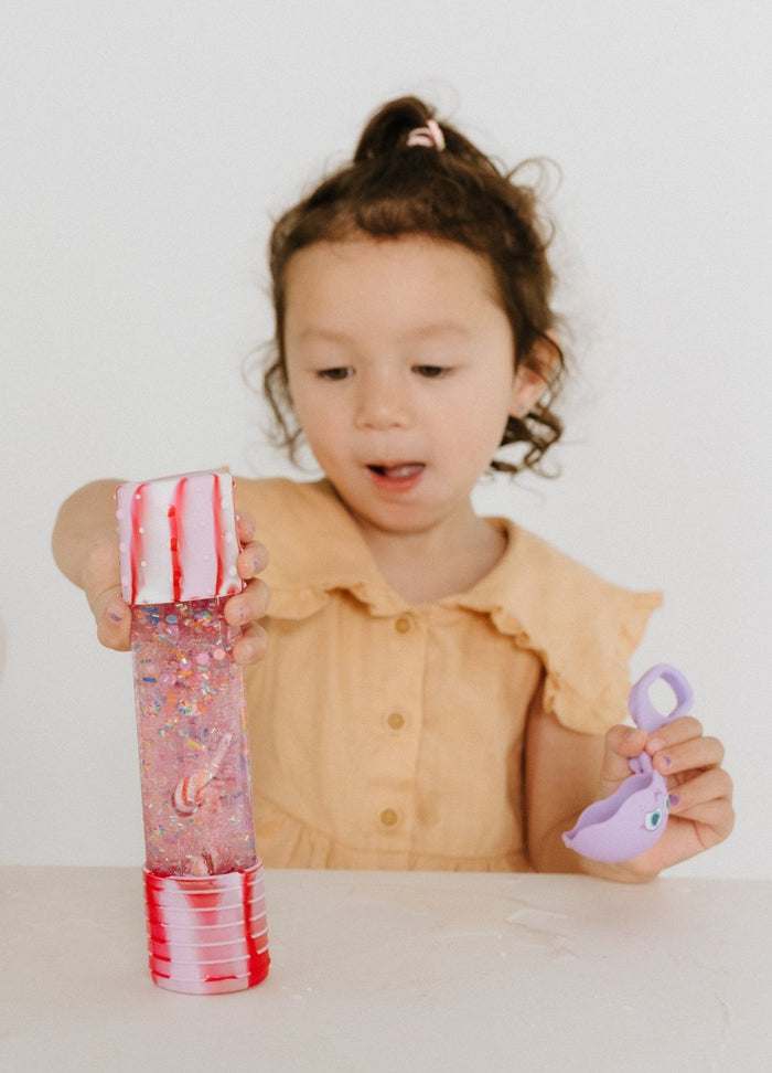 Jellystone DIY Calm Down Sensory Bottle - Candyland