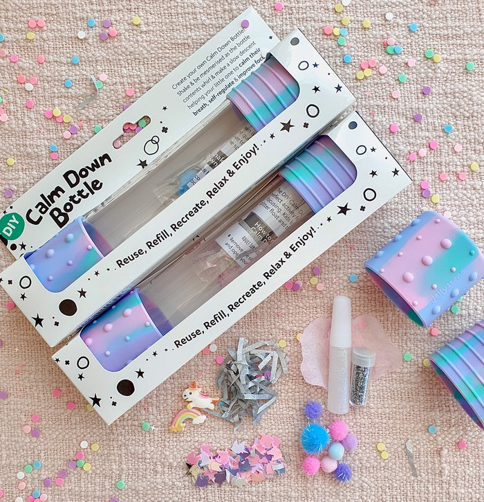 Jellystone DIY Calm Down Sensory Bottle - Unicorn