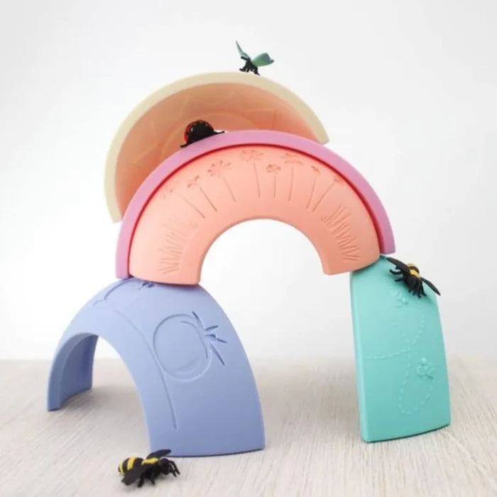 Jellystone Over the Rainbow Stacking Arches - Rainbow Pastel