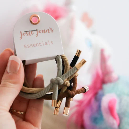 Josie Joan's Hair Tie Essentials Set of 5 | Neutral Nadine
