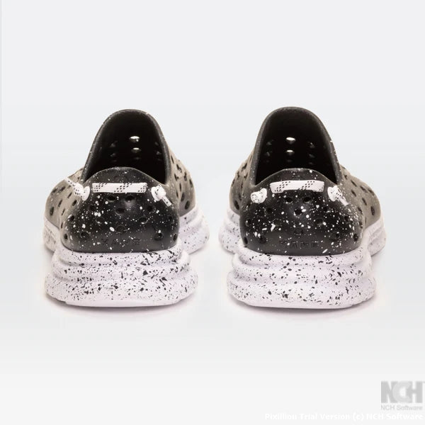 KANE Unisex's Revive - Black AOP/White Speck (KR125)