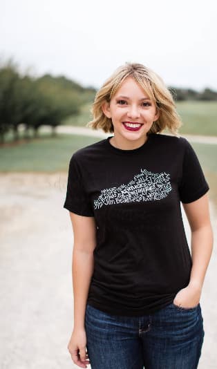 Kentucky Distilleries Word Art Tee - Tees