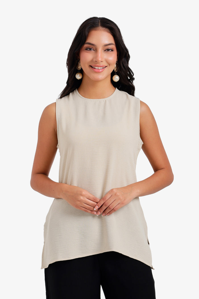Keyhole Back Closure Blouse