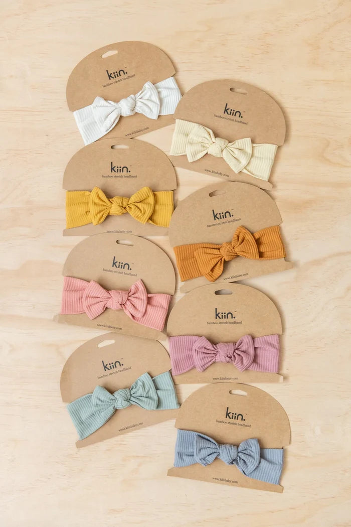 Kiin Organic Bamboo Stretch Bow Headband