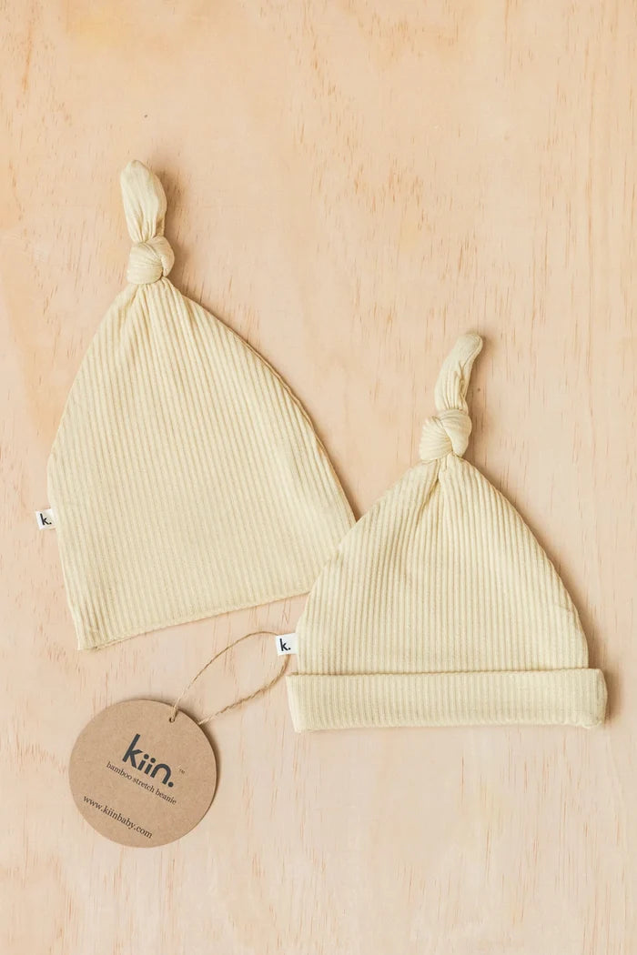 Kiin Organic Bamboo Stretch Knotted Beanie