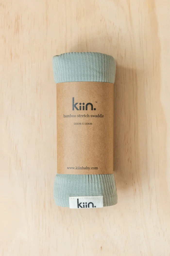 Kiin Organic Bamboo Stretch Swaddle - Sage