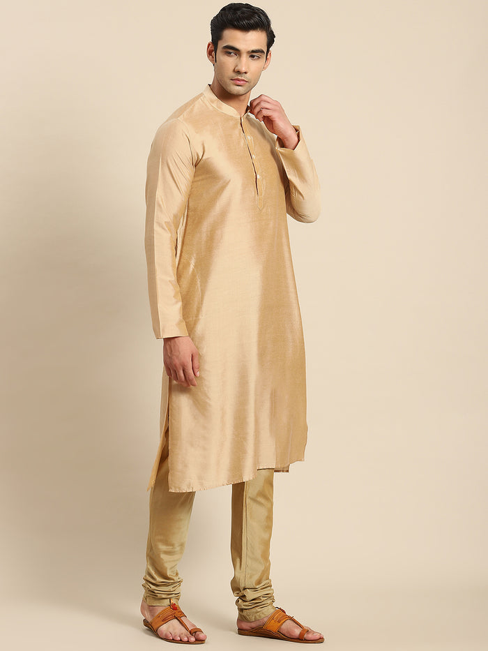 Kisah Men Blue Kurta Jacket Set