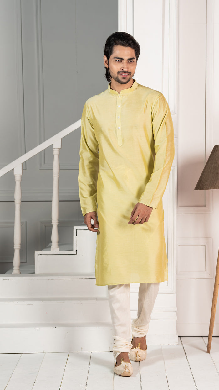 Kisah Men Green Kurta Set