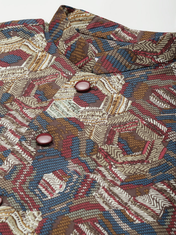 Kisah men Multi kurta jacket set