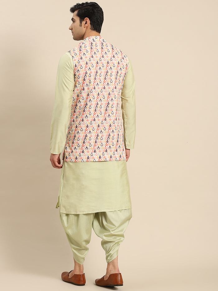 Kisah Men Multi Kurta Jacket Set