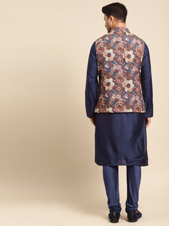 Kisah men Multi kurta jacket set