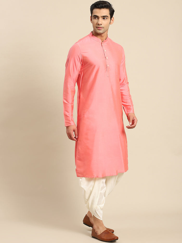 Kisah Men Yellow Kurta Jacket Set