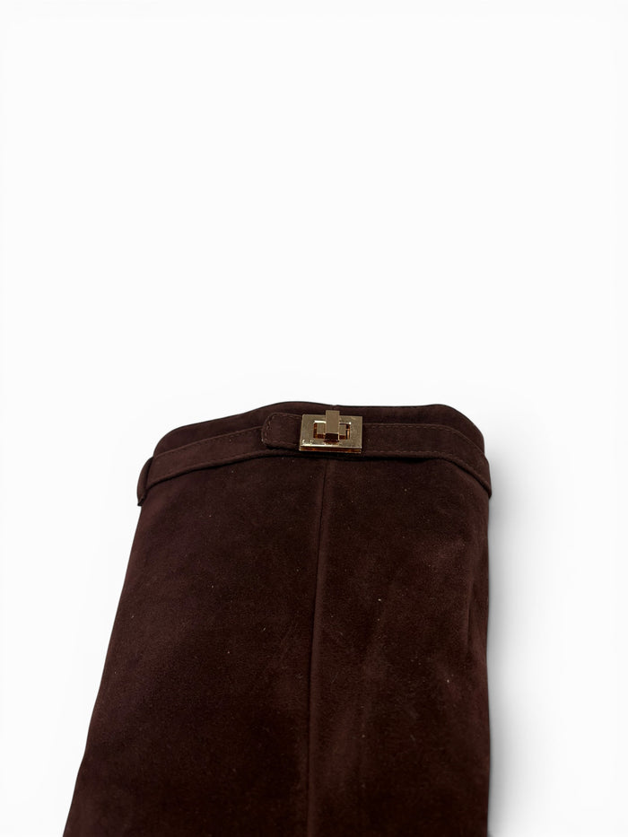Knee High Buckle Boots
