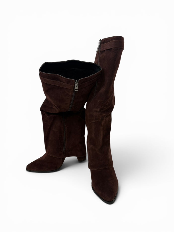 Knee High Buckle Boots