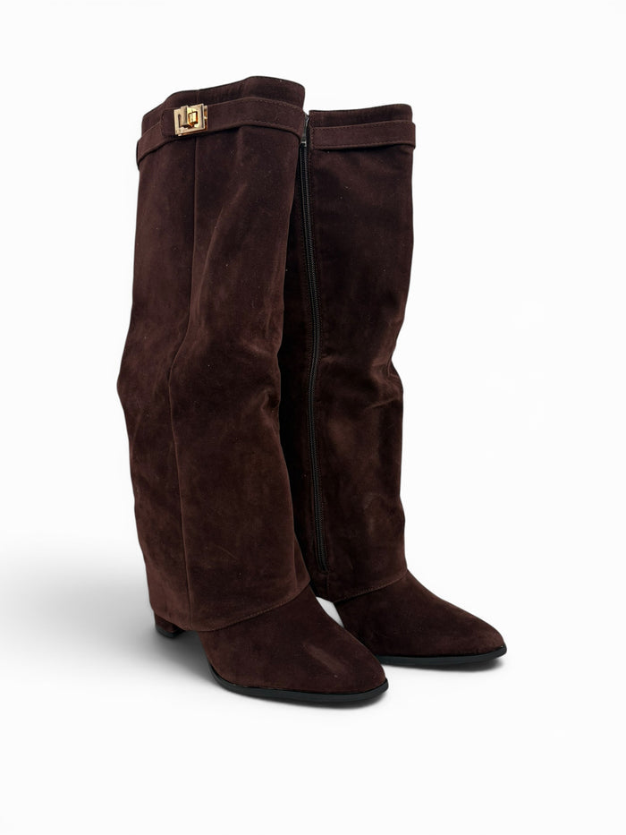 Knee High Buckle Boots