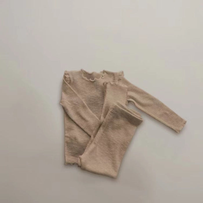 Knit Ribbed Top & Pants Set Dress Yo Baby Wholesale