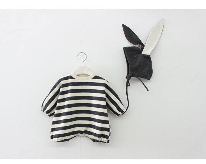 Knit Romper & Bunny Hat Set - Unisex Yo Baby India