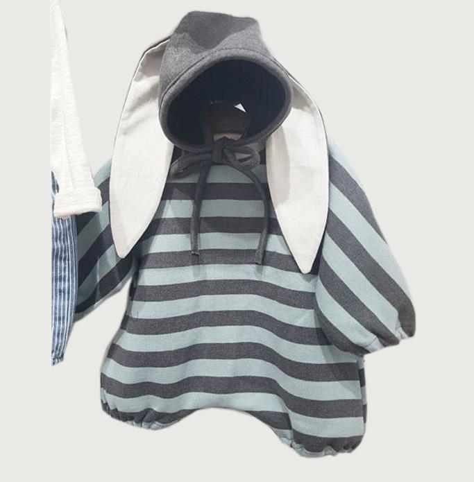Knit Romper & Bunny Hat Set - Unisex Yo Baby India