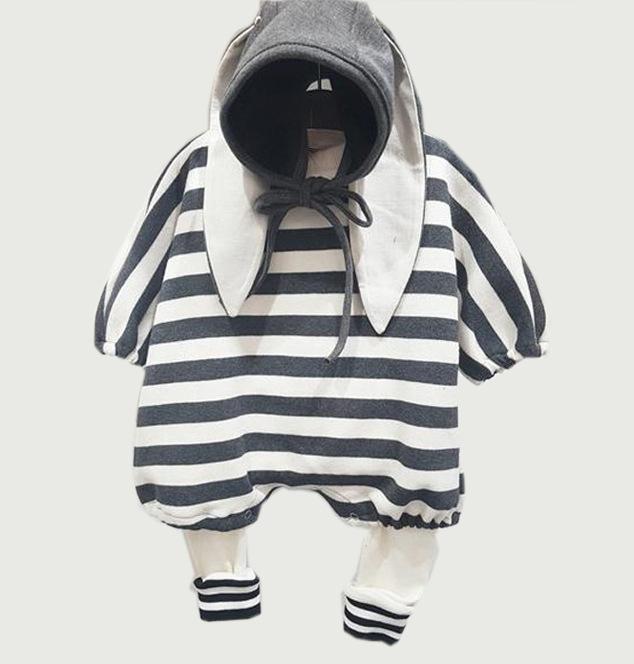Knit Romper & Bunny Hat Set - Unisex Yo Baby India