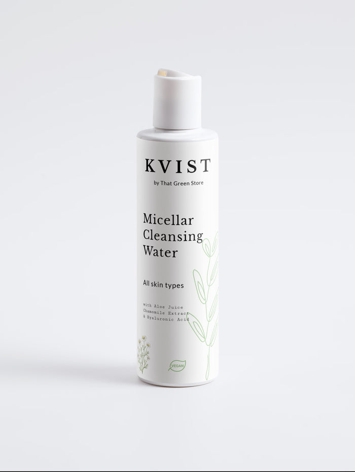 KVIST Micellar Cleansing Water 200ml - Gentle Makeup Remover and Facial Cleanser