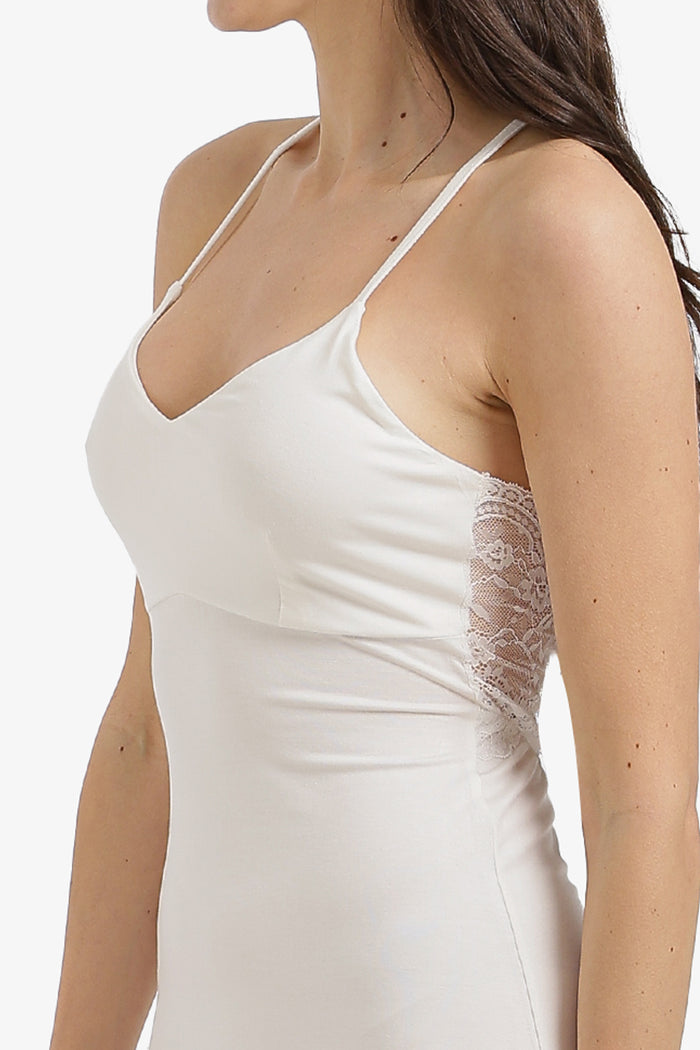 Lace-Back Nightgown