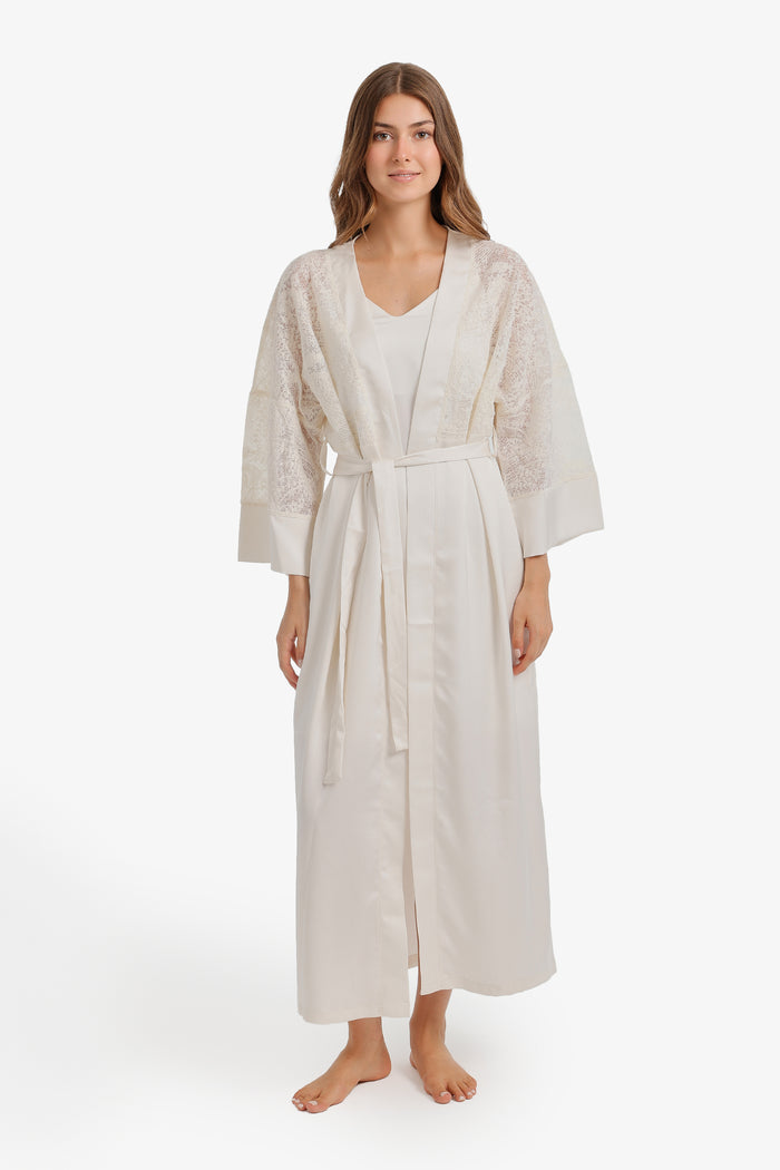 Lace Detail Nightgown Set