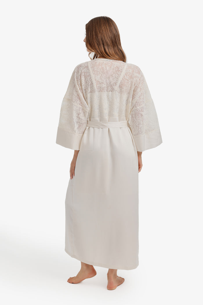 Lace Detail Nightgown Set