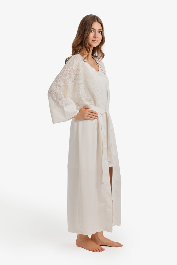 Lace Detail Nightgown Set