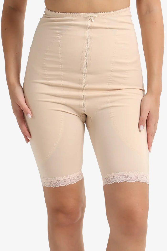 Lace Hem Shorts Corset